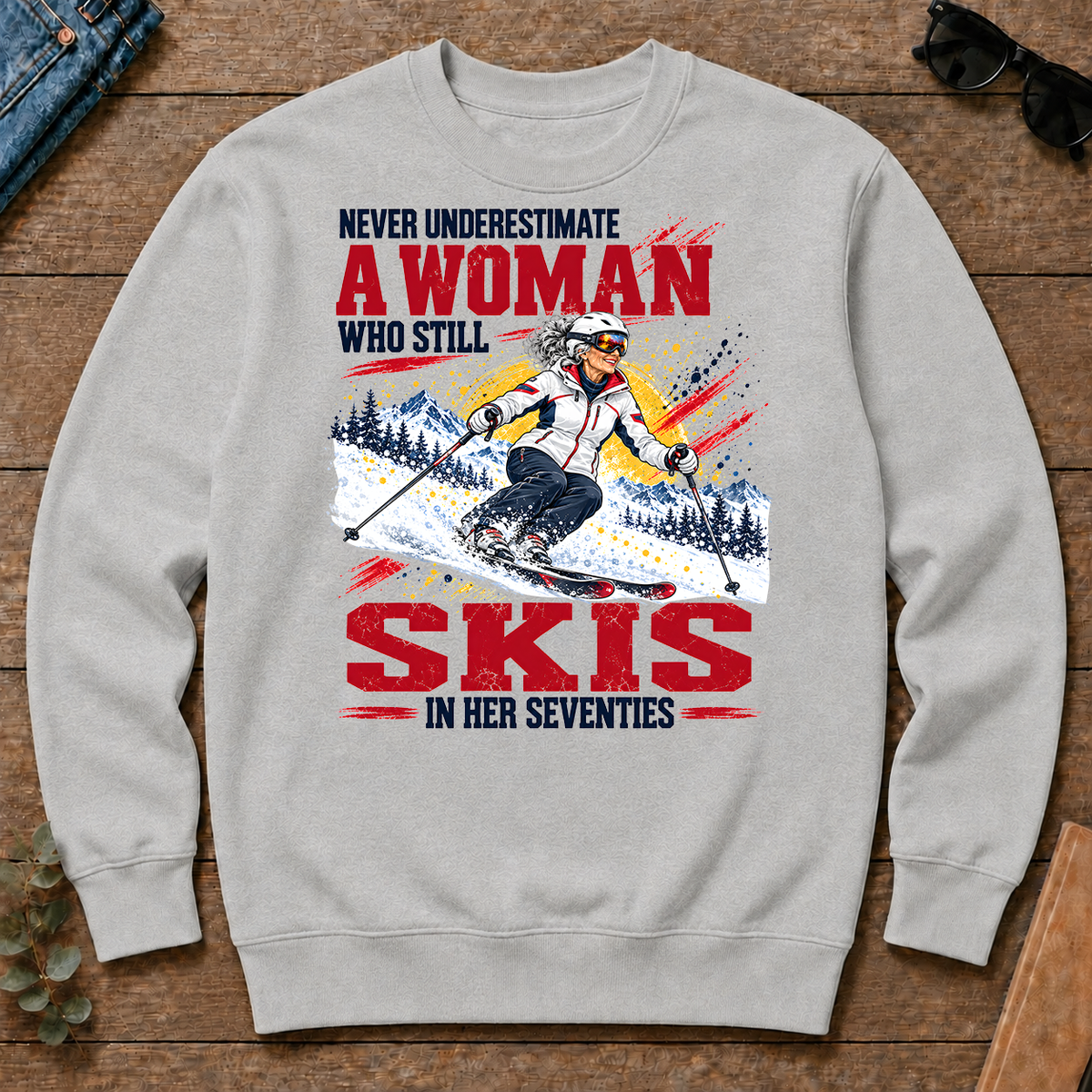 A Woman Still Skis In Her 70s - ash - CS2D-Ash