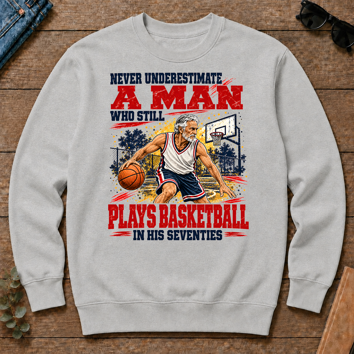 A Man Still Plays Basketball In His 70s - ash - CS2D-Ash