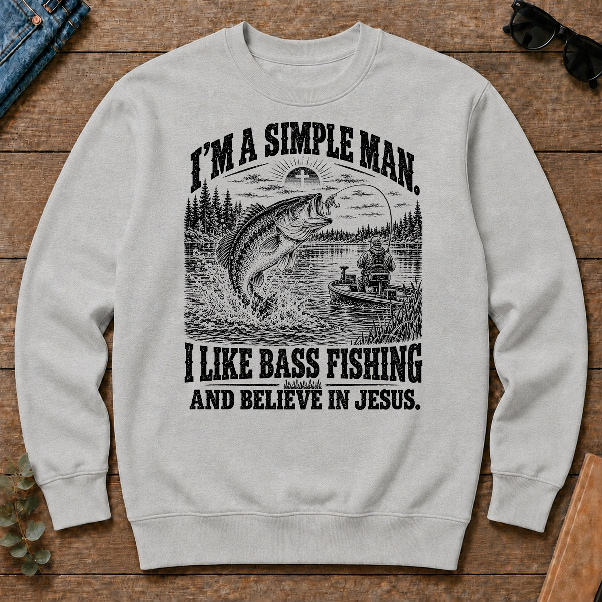 I like Bass Fishing Believe In Jesus - ash - CS2D-Ash