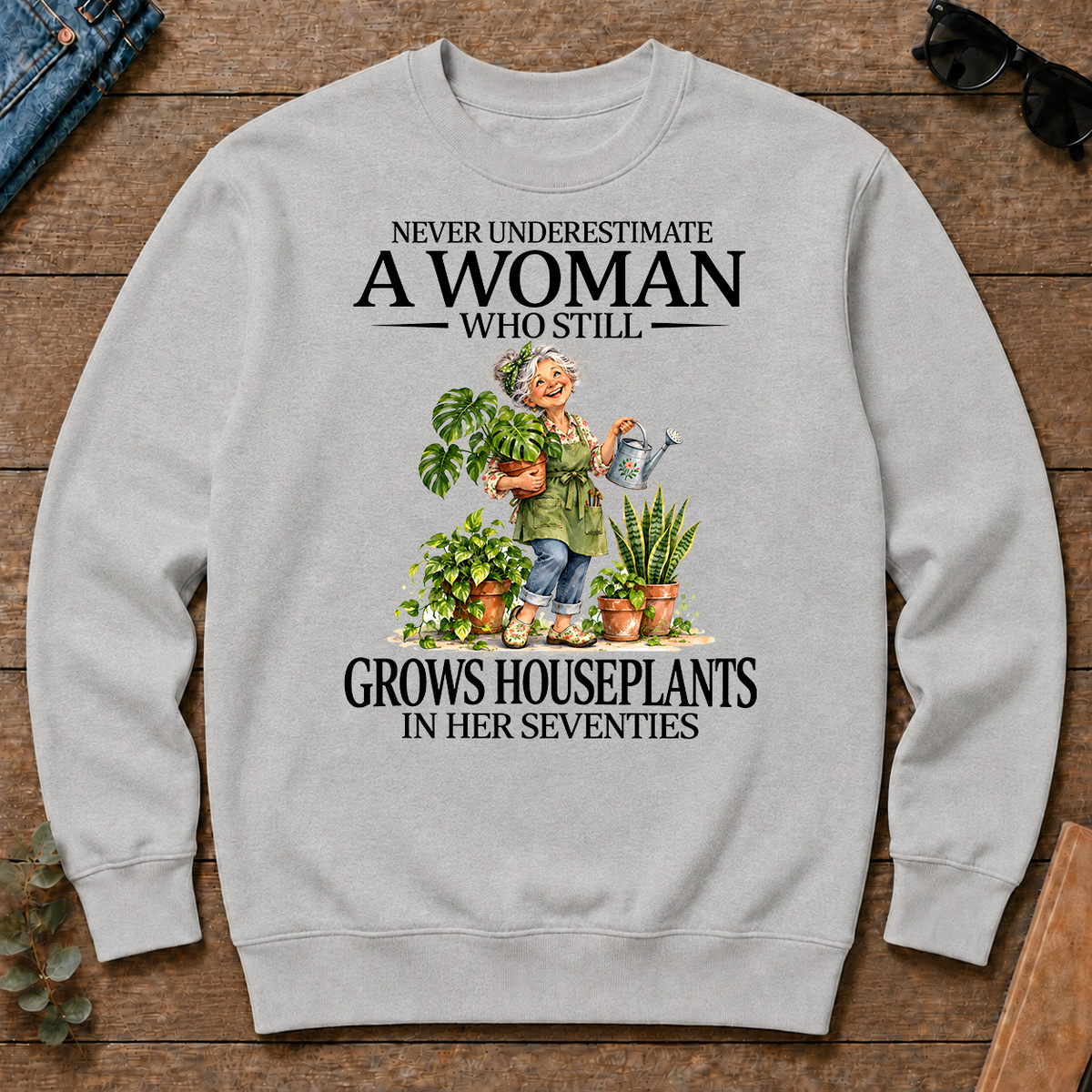 Funny A Woman Still Grows Houseplants In Her Seventies - ash - CS2D-Ash