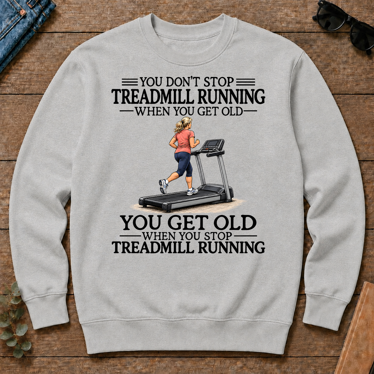 Don't Stop Treadmill Running Woman - ash - CS2D-Ash