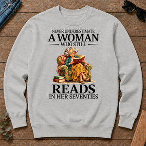 Funny A Woman Still Reads In Her Seventies - ash - CS2D-Ash