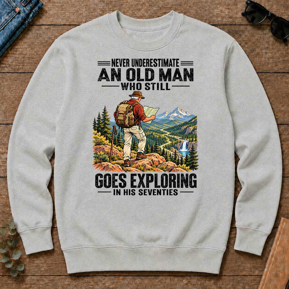An Old Man Still Goes Exploring In His 70s - ash - CS2D-Ash