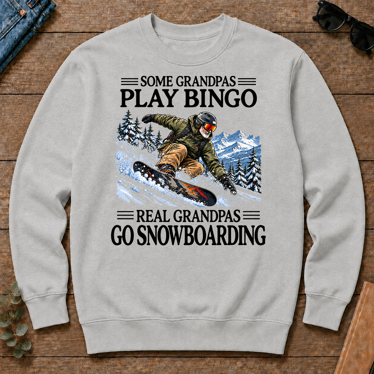 Some Grandpas Play Bingo Real Grandpas Go Snowboarding - ash - CS2D-Ash