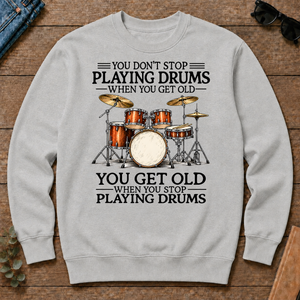 Don't Stop Playing Playing Drums Vintage Art - ash - CS2D-Ash