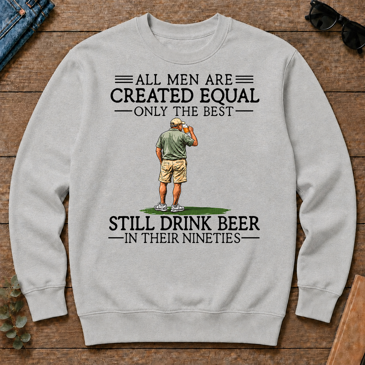All Men Are Created Equal Only The Best Still Drinking Beer 90s - ash - CS2D-Ash
