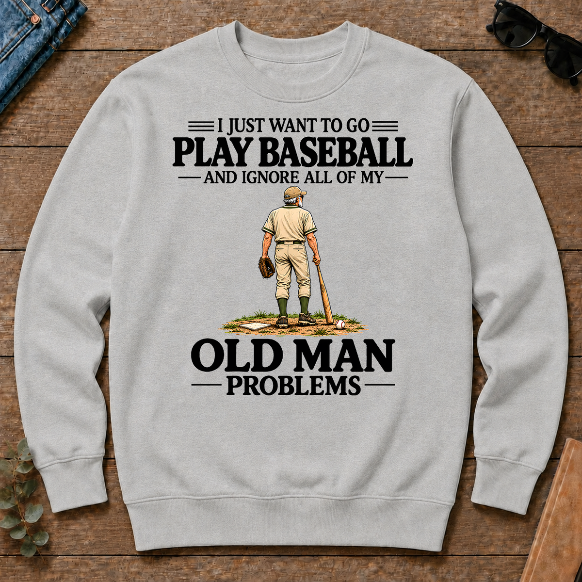 I Just Want To Play Baseball Vintage - ash - CS2D-Ash
