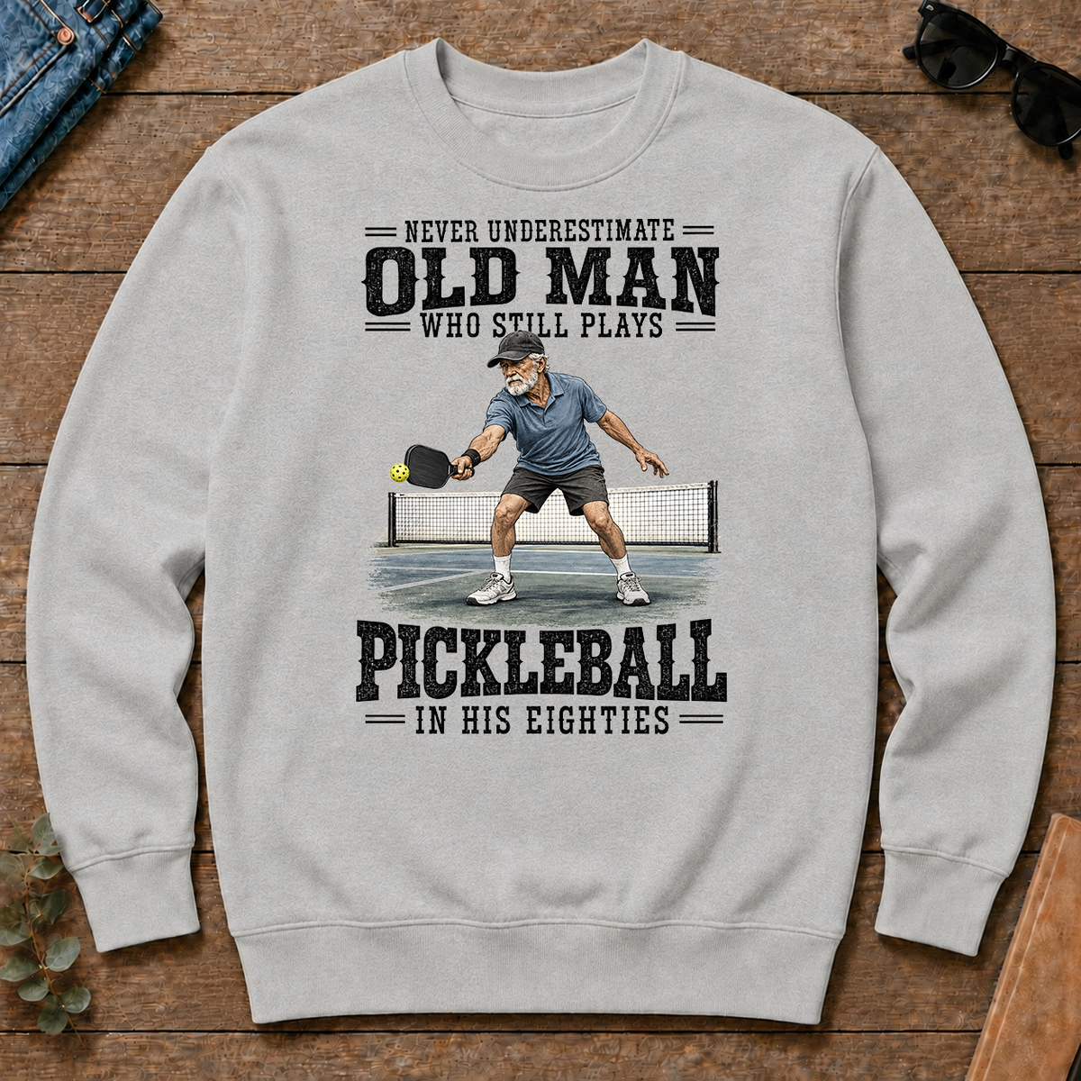 Old Man Plays Pickleball In His Eighties - ash - CS2D-Ash