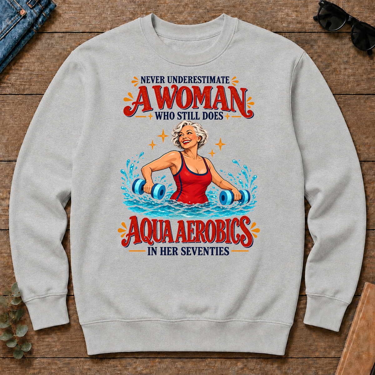 Never Underestimate A Woman Does Aqua Aerobics - ash - CS2D-Ash