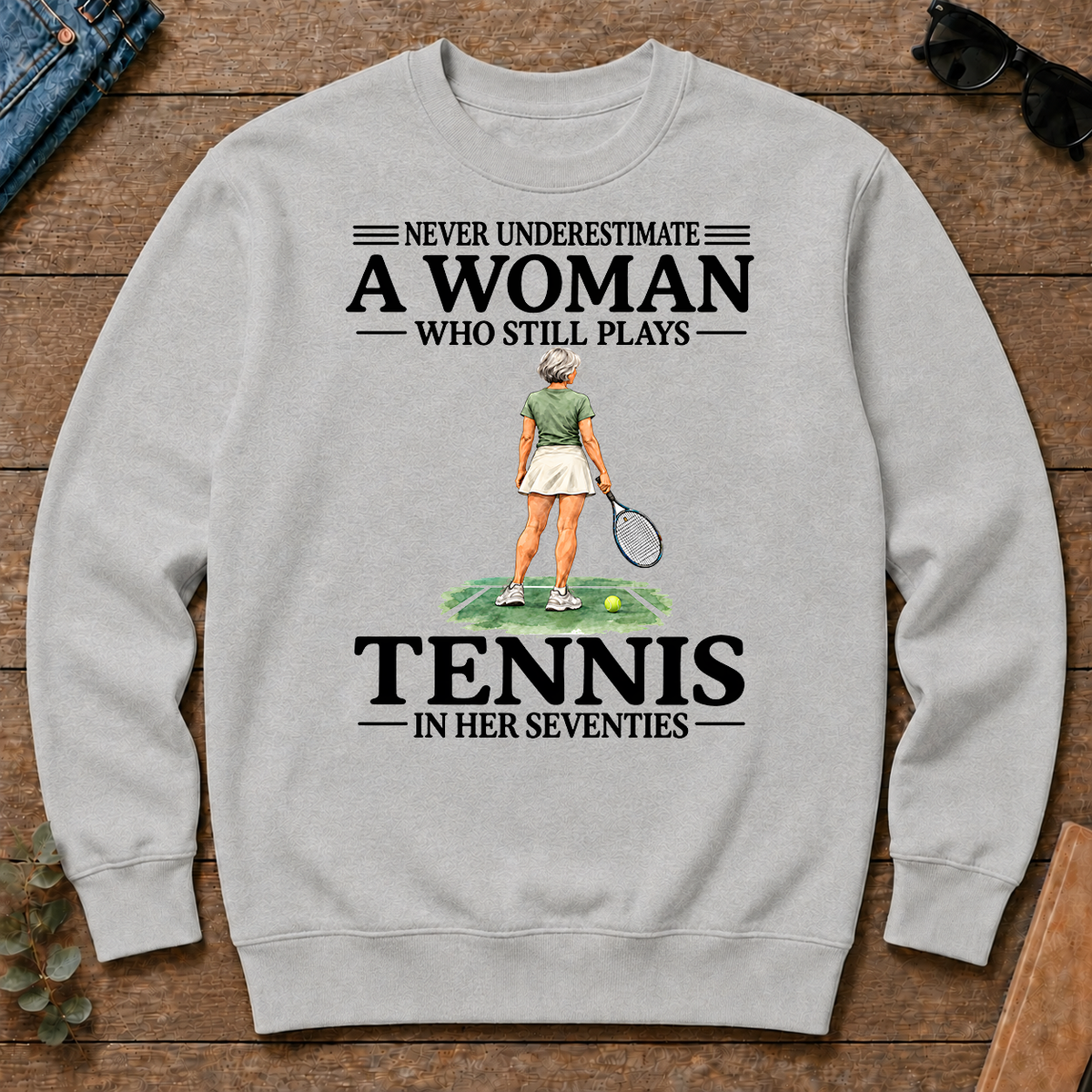 A Woman Still Plays Tennis In Her Seventies - ash - CS2D-Ash