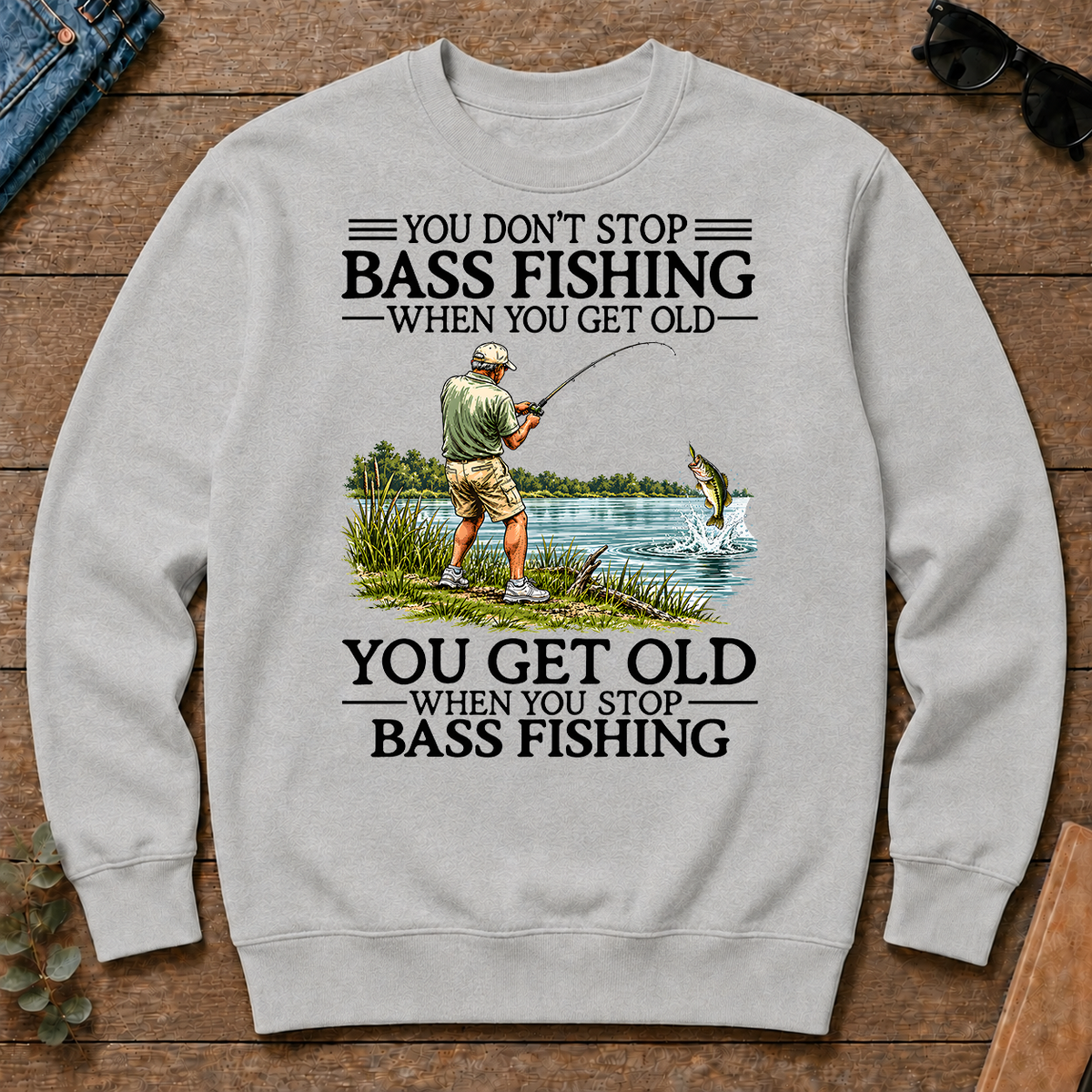 Don't Stop Bass Fishing Vintage - ash - CS2D-Ash