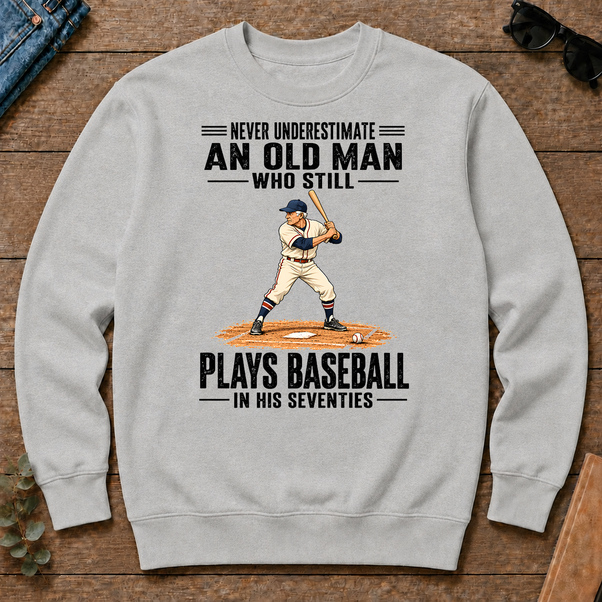 Never Underestimate An Old Man Plays Baseball In His 70s - ash - CS2D-Ash