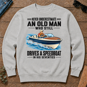 An Old Man Still Drives A Speedboat In His 70s - ash - CS2D-Ash