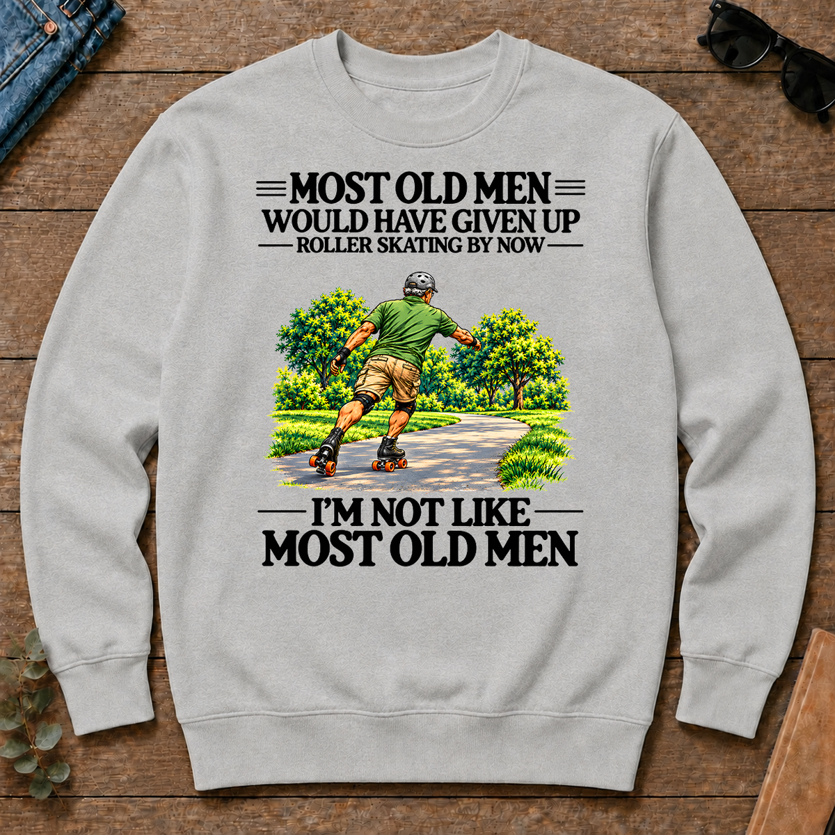 Most Old Man Would Have Given Up Roller Skating - ash - CS2D-Ash