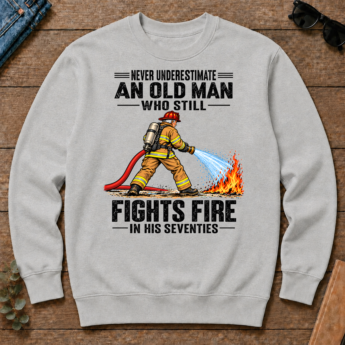 An Old Man Still Fights Fire In His 70s - ash - CS2D-Ash