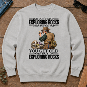 Vintage You Get Old When You Stop Exploring Rocks - ash - CS2D-Ash