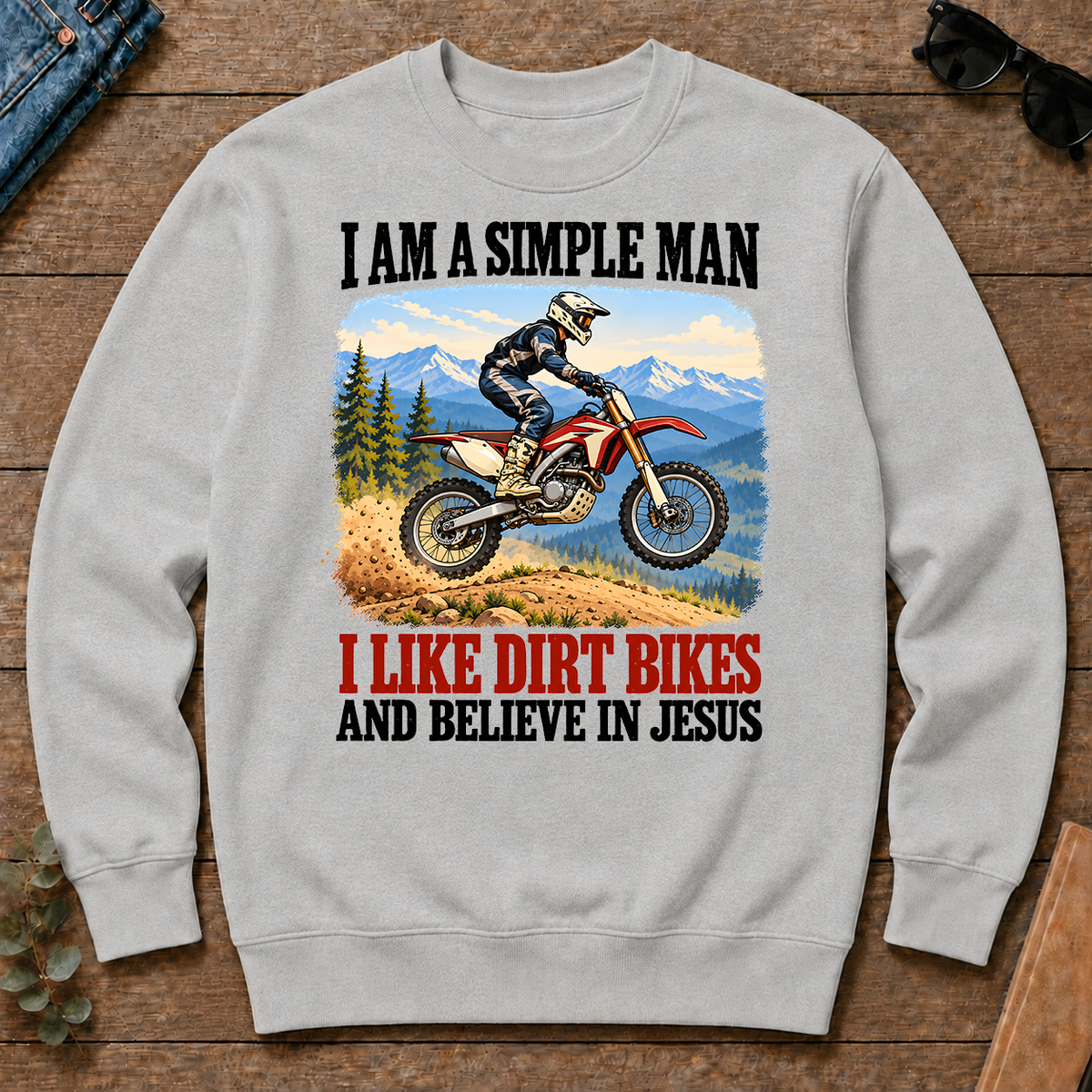 I Like Dirt Bikes And Believe In Jesus - ash - CS2D-Ash