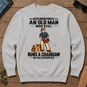 An Old Man Still Runs A Chainsaw In His 70s - ash - CS2D-Ash