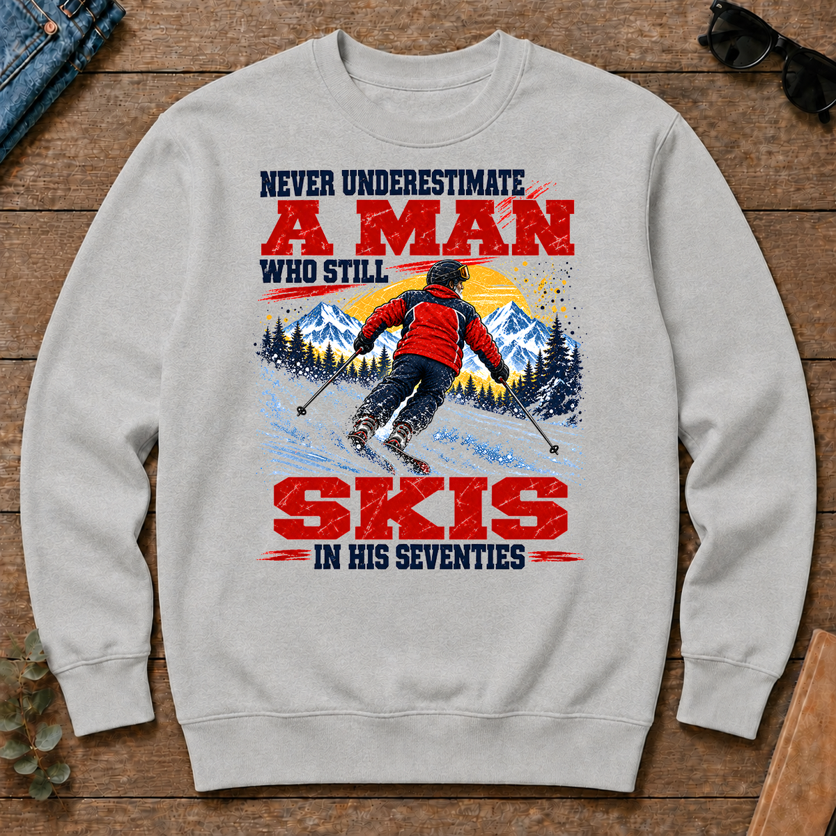 A Man Still Skis In His 70s - ash - CS2D-Ash