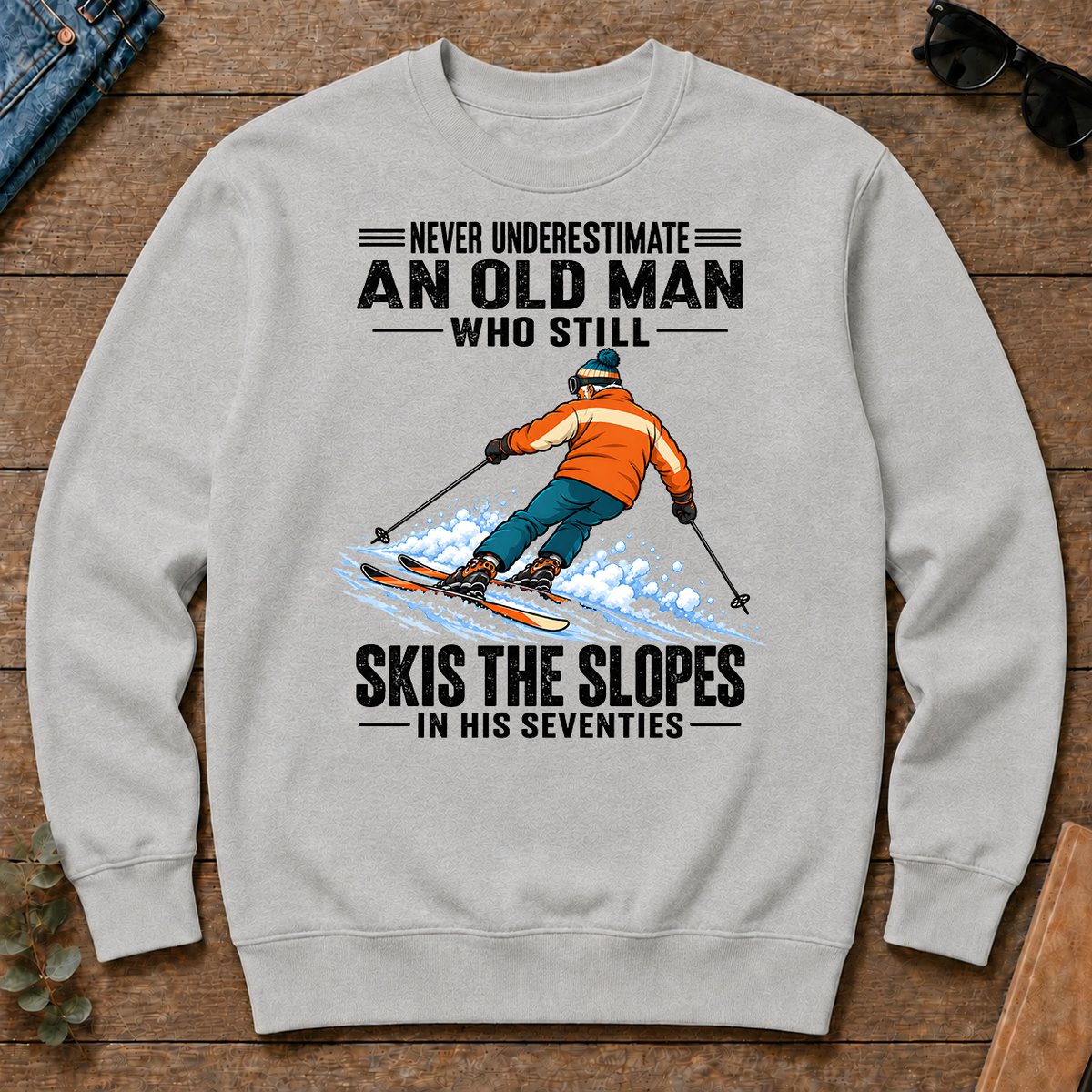 Never Underestimate An Old Man Still Skis The Slopes In His 70s - ash - CS2D-Ash