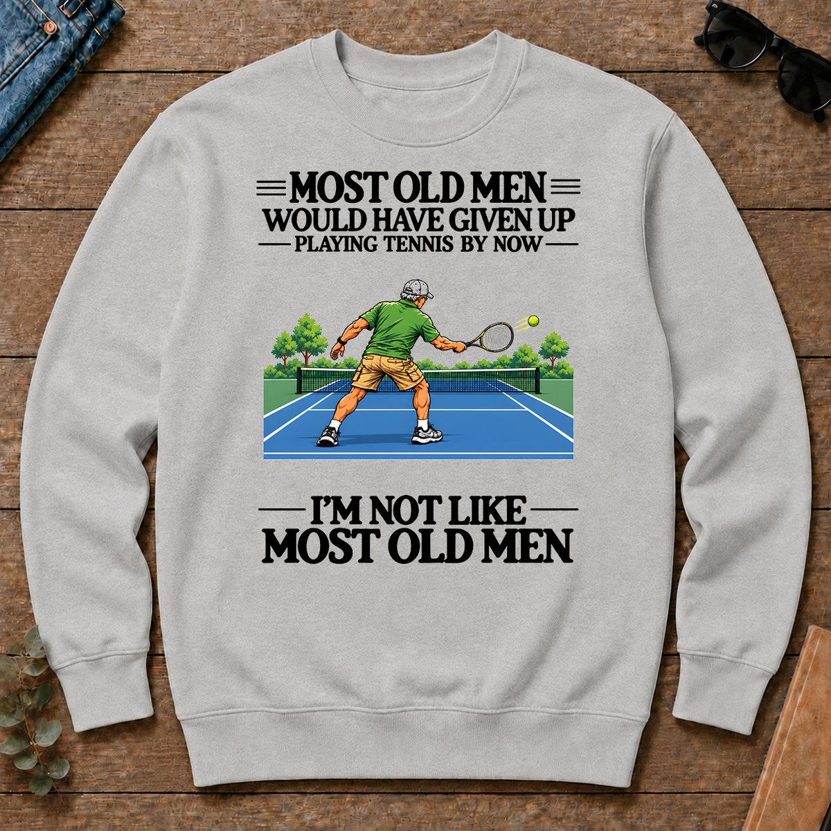 Most Old Man Would Have Given Up Playing Tennis - ash - CS2D-Ash
