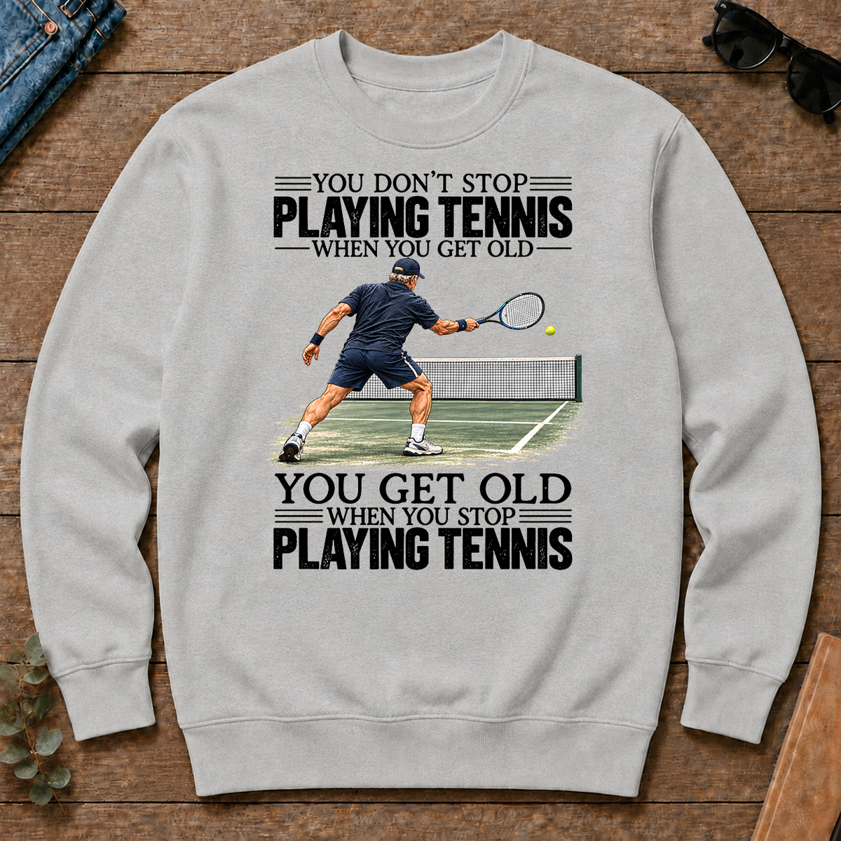 Vintage You Get Old When You Stop Playing Tennis - ash - CS2D-Ash