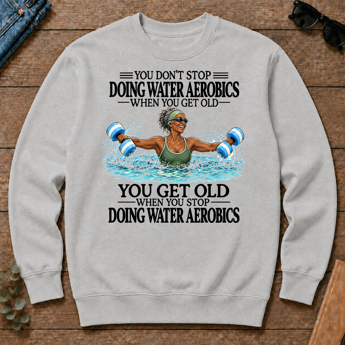 Don't Stop Water Aerobics Woman - ash - CS2D-Ash