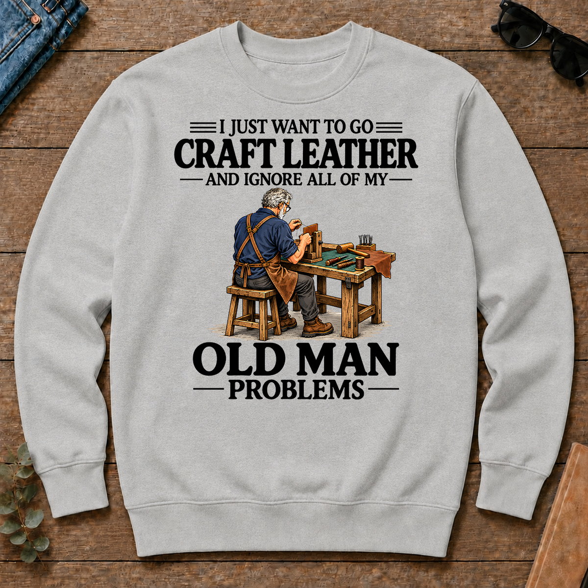 I Just Want To Craft Leather Vintage - ash - CS2D-Ash