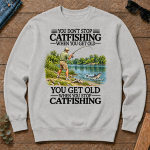 Don't Stop Cat Fishing Vintage - ash - CS2D-Ash