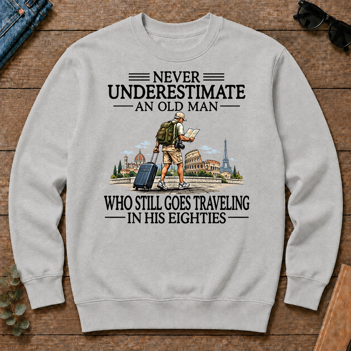 Never Underestimate An Old Man Traveling 80s - ash - CS2D-Ash