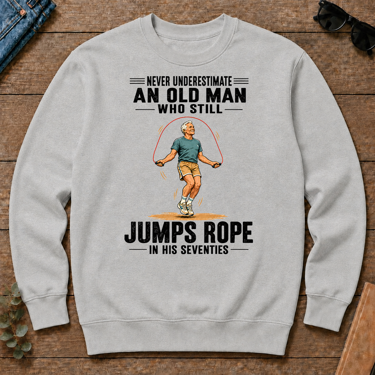 Never Underestimate An Old Man Jumps Rope In His 70s - ash - CS2D-Ash