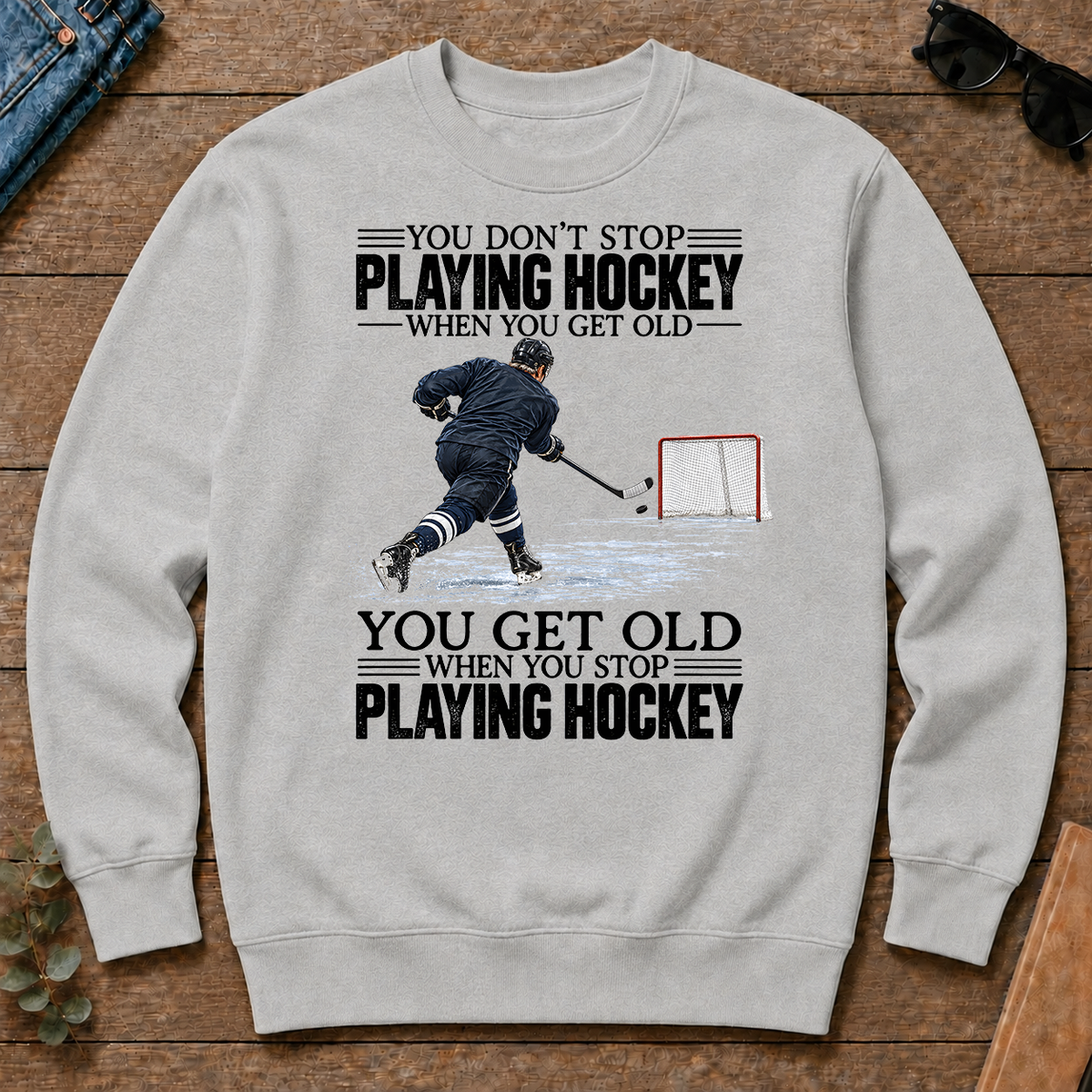 Vintage You Get Old When You Stop Playing Hockey - ash - CS2D-Ash