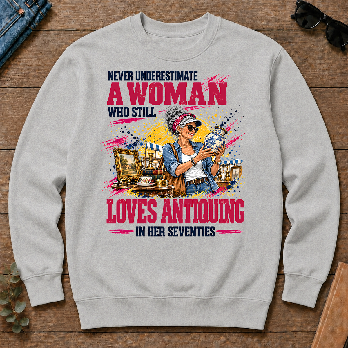 A Woman Still Loves Antiquing In Her 70s - ash - CS2D-Ash