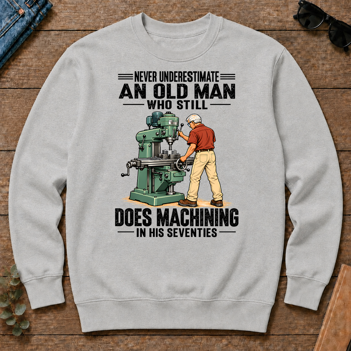 An Old Man Still Does Machining In His 70s - ash - CS2D-Ash