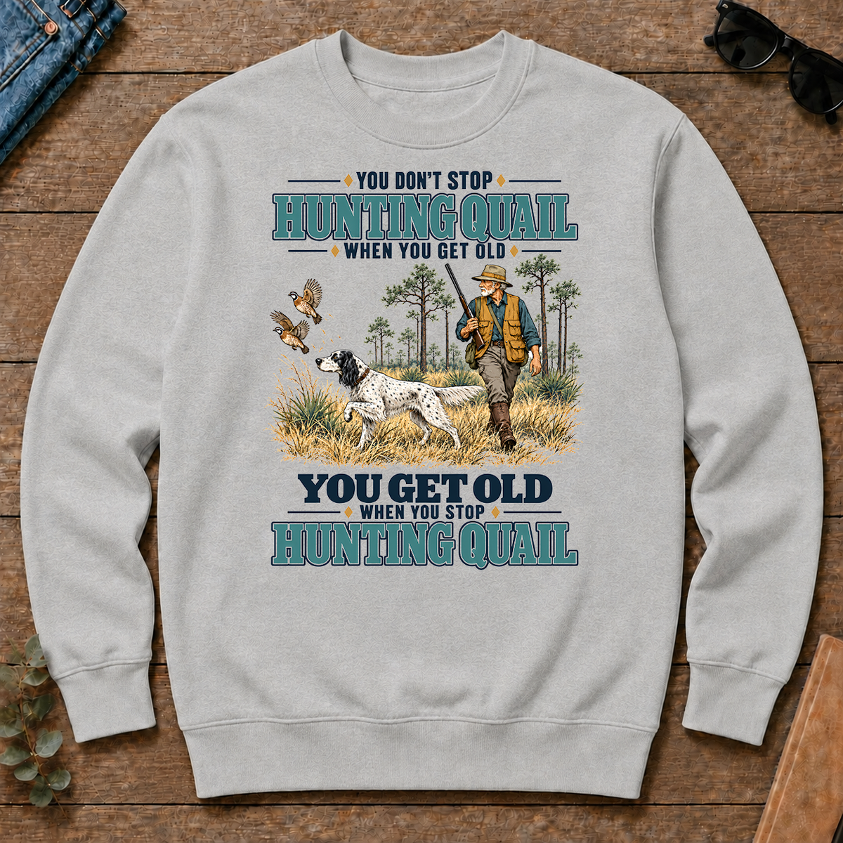 You Get Old When You Stop Hunting Quail With English Setter - ash - CS2D-Ash