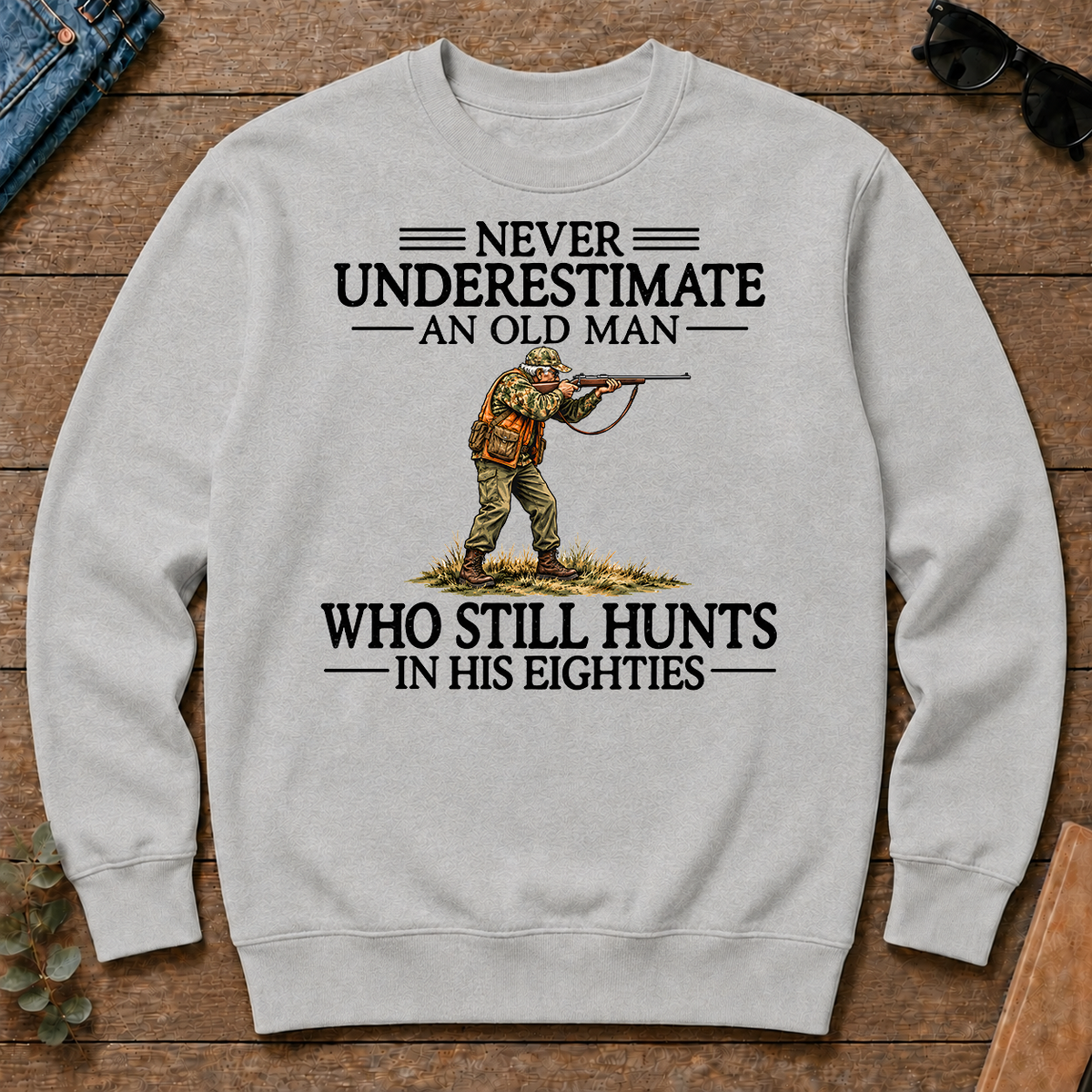 Never Underestimate An Old Man Hunting 80s - ash - CS2D-Ash