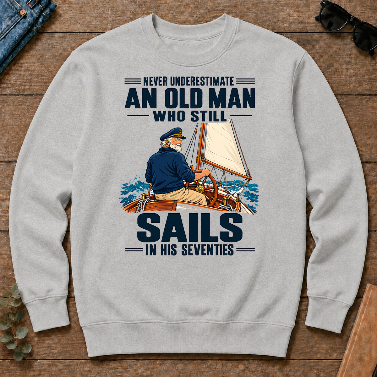 Never Underestimate An Old Man Sails In His 70s - ash - CS2D-Ash