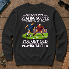 Old Man Don't Stop Soccer - black - CS2D-Black