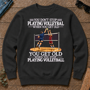 Old Man Don't Stop Volleyball - black - CS2D-Black