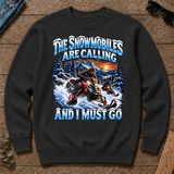 Snowmobiles Are Calling And I Must Go - black - CS2D-Black