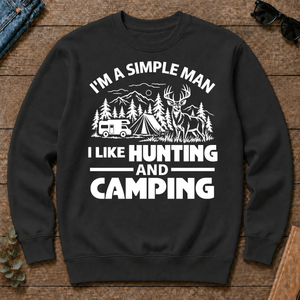 I Like Hunting And Camping - black - CS2D-Black