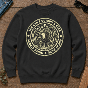 You Can't Outrun A Bear Always Bring A Slow Friend - black - CS2D-Black