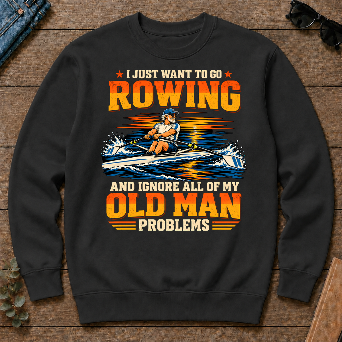I Just Want To Go Rowing - black - CS2D-Black
