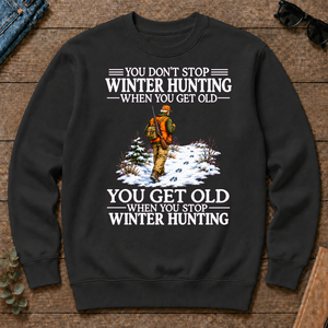 Old Man Don't Stop Winter Hunting - black - CS2D-Black