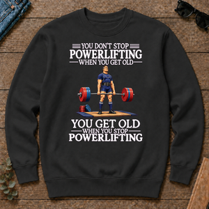 Old Man Don't Stop Powerlifting - black - CS2D-Black
