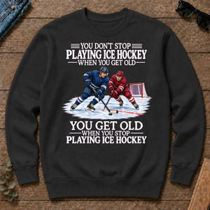 Old Man Don't Stop Ice Hockey - black - CS2D-Black