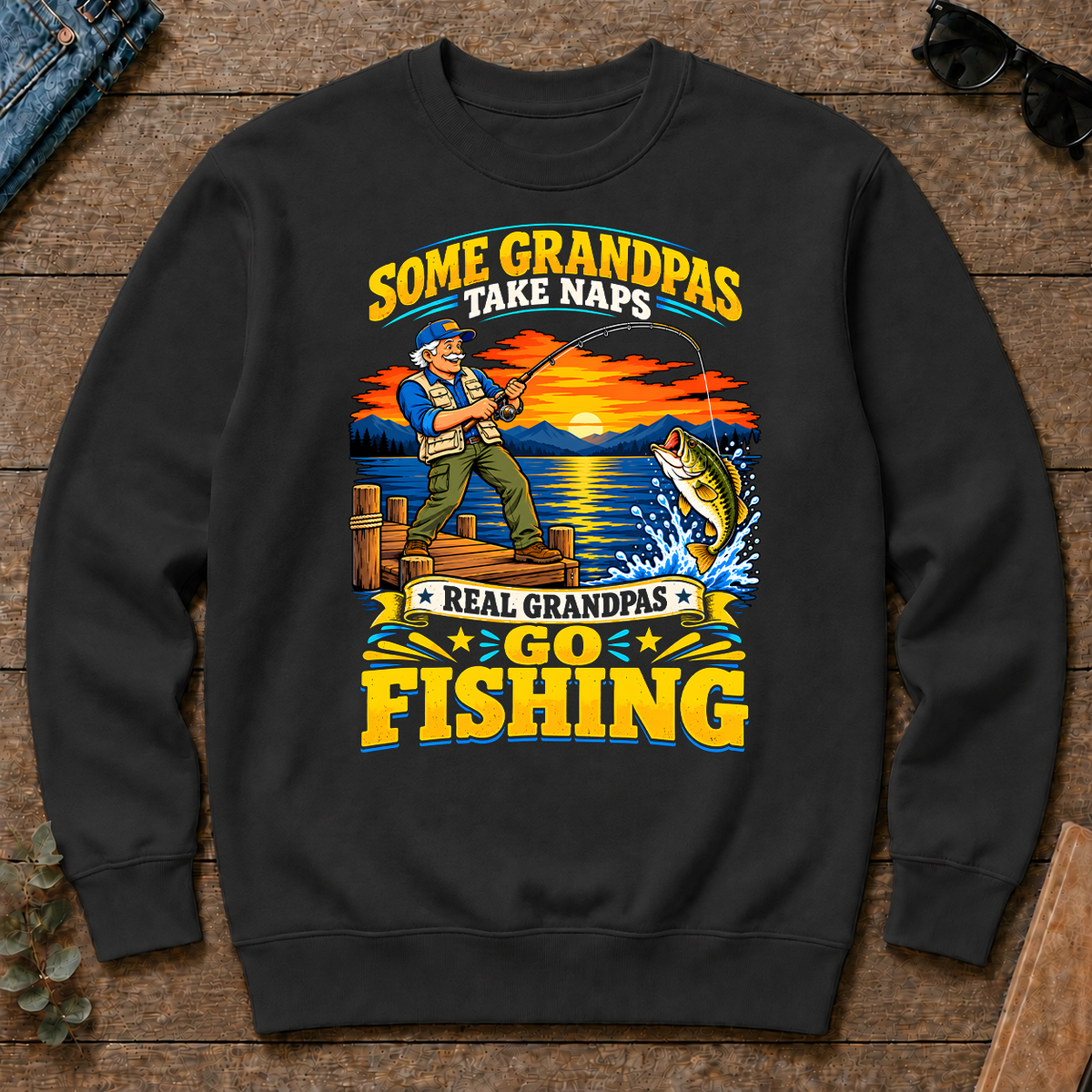 Real Grandpas Go Fishing - black - CS2D-Black