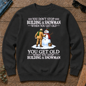 Old Man Don't Stop Buiding a Snowman - black - CS2D-Black