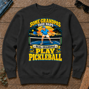 Real Grandpas Play Pickleball - black - CS2D-Black