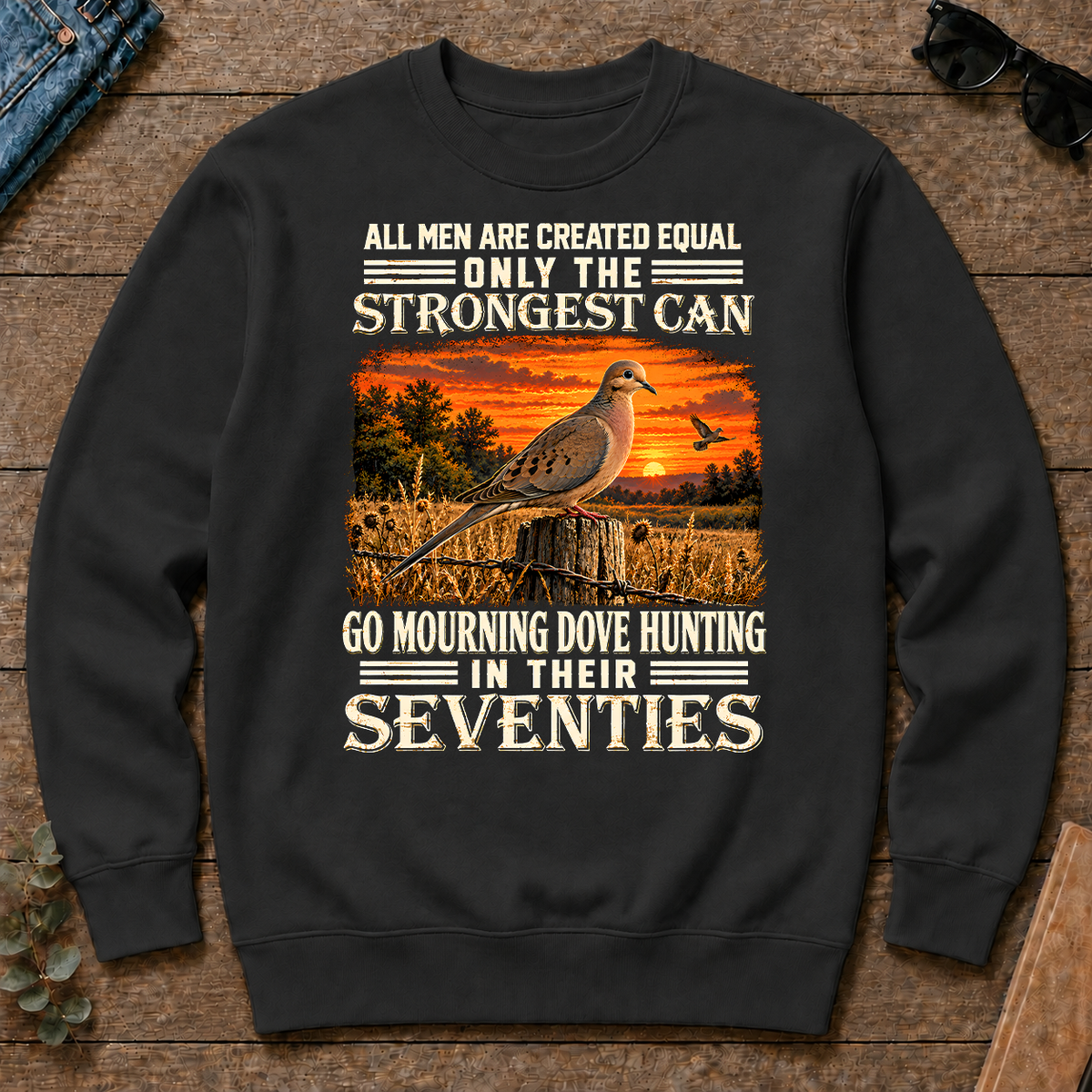 Dove Hunting Strongest Man In Seventies - black - CS2D-Black